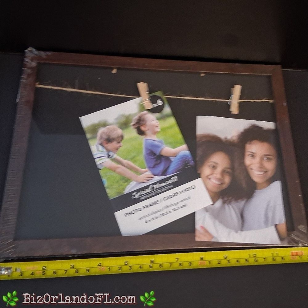 Dark Brown Photo Frame with Twine - Picture 7 of 8
